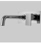 MONOCOMANDO LAVABO A MURO STILE 2.0 - Cromo