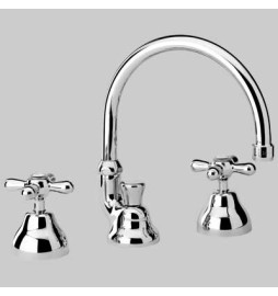 BATTERIA LAVABO BOCCA ALTA LIBERTY - Cromo