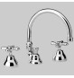 BATTERIA LAVABO BOCCA ALTA LIBERTY - Cromo