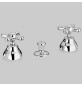 COMBINAZIONE BIDET LIBERTY - Cromo