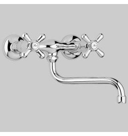 GRUPPO LAVELLO A MURO LIBERTY - Cromo