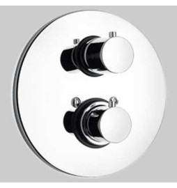 MONOCOMANDO DOCCIA INCASSO TERMOSTATICO 2 VIE DISCO - Cromo