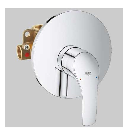 MONOCOMANDO DOCCIA INCASSSO EUROSMART NEW - Cromo