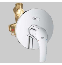 MONOCOMANDO DOCCIA INCASSO CON DEVIATORE EUROSMART NEW - Cromo