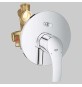 MONOCOMANDO DOCCIA INCASSO CON DEVIATORE EUROSMART NEW - Cromo