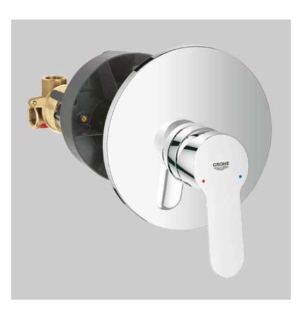 MONOCOMANDO DOCCIA INCASSO BAUEDGE - Cromo