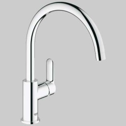 MONOCOMANDO LAVELLO BOCCA ALTA BAUEDGE - Cromo
