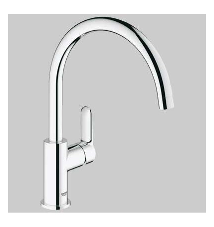 MONOCOMANDO LAVELLO BOCCA ALTA BAUEDGE - Cromo