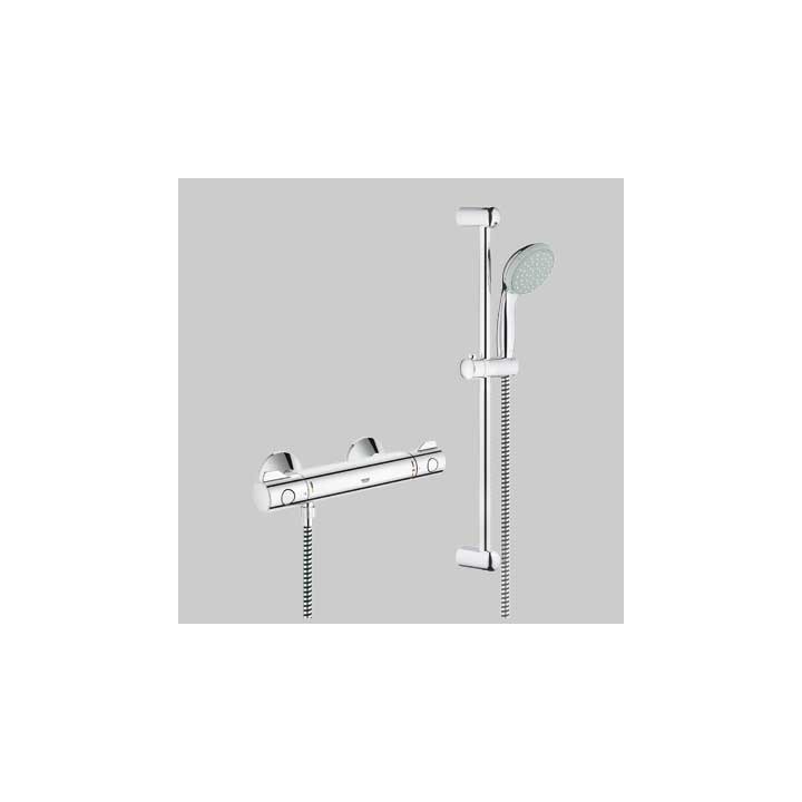 KIT TERMOSTATICO GROHTHERM + ASTA TEMPESTA - Cromo