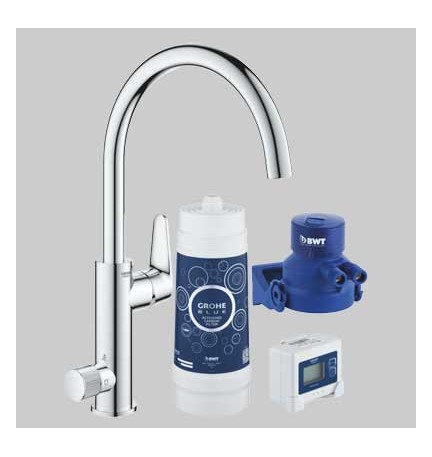 KIT STARTER MISCELATORE CON SISTEMA DI FILTRAZIONE BLUE PURE BAUCURVE - Kit completo