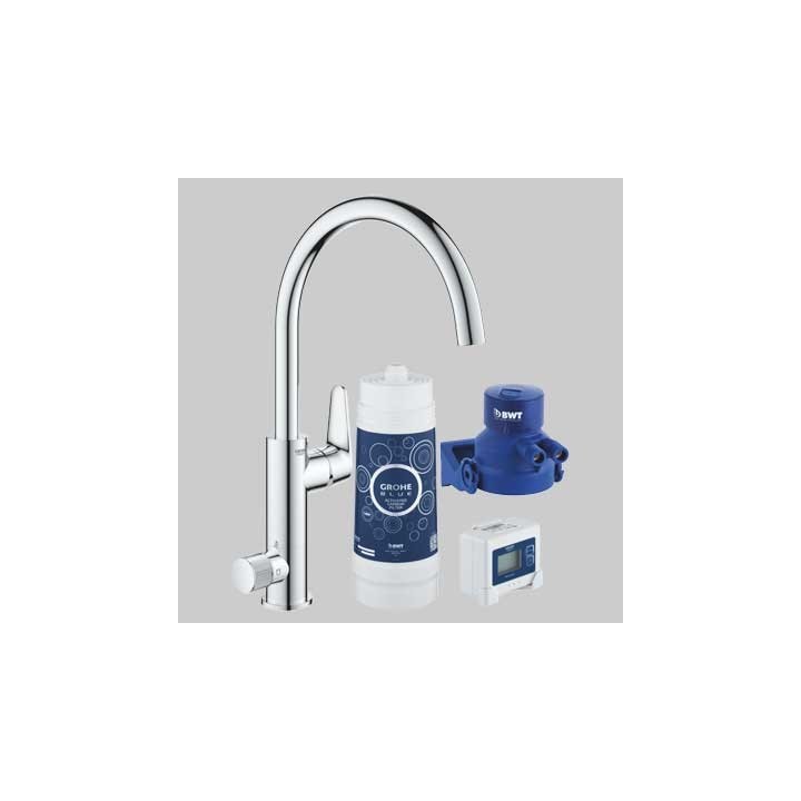 KIT STARTER MISCELATORE CON SISTEMA DI FILTRAZIONE BLUE PURE BAUCURVE - Kit completo