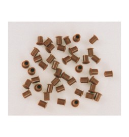SC COPRIFORO PLASTICA MARRONE D 6 MM 50 PZ