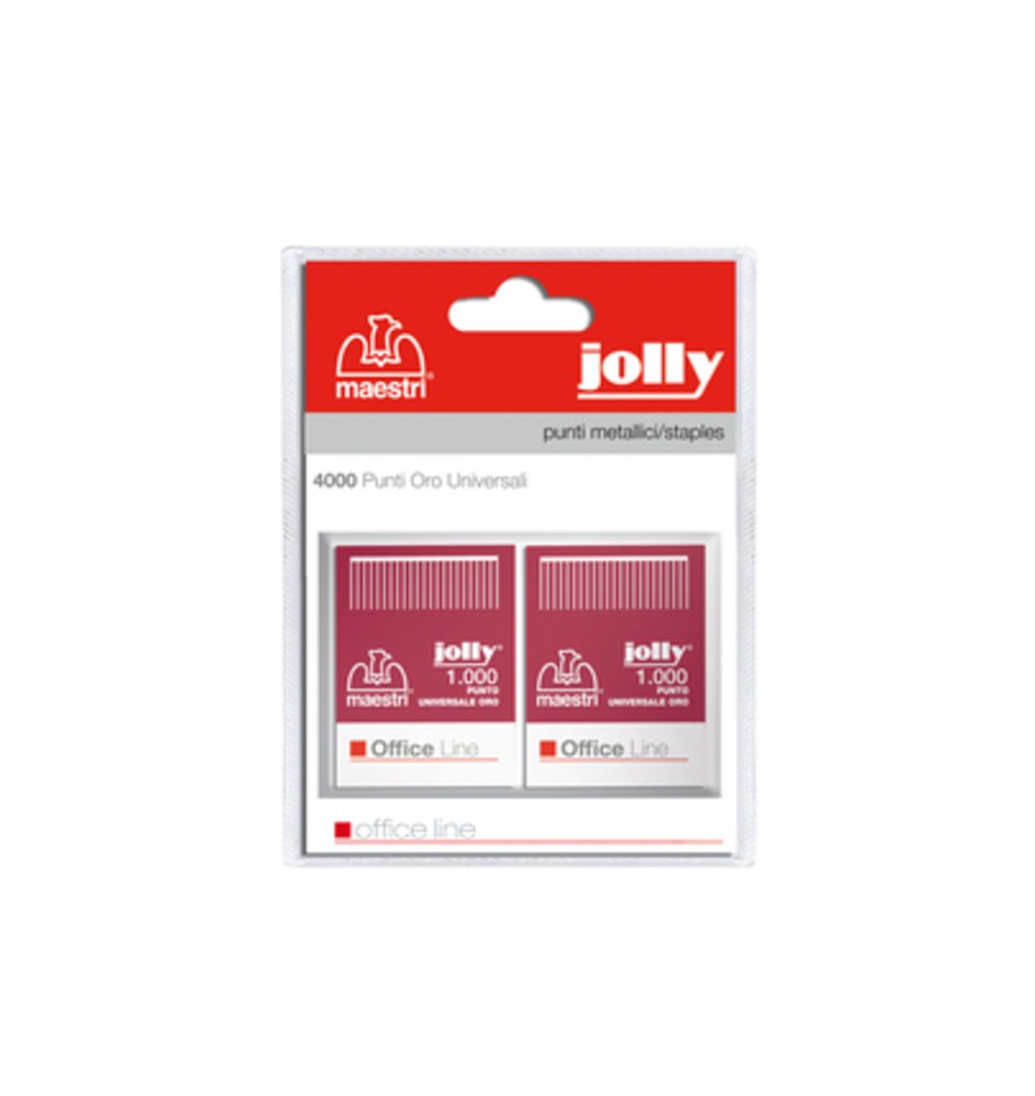 BLISTER PUNTI SPILLATRICE MAESTRI JOLLY ORO 4000 PZ