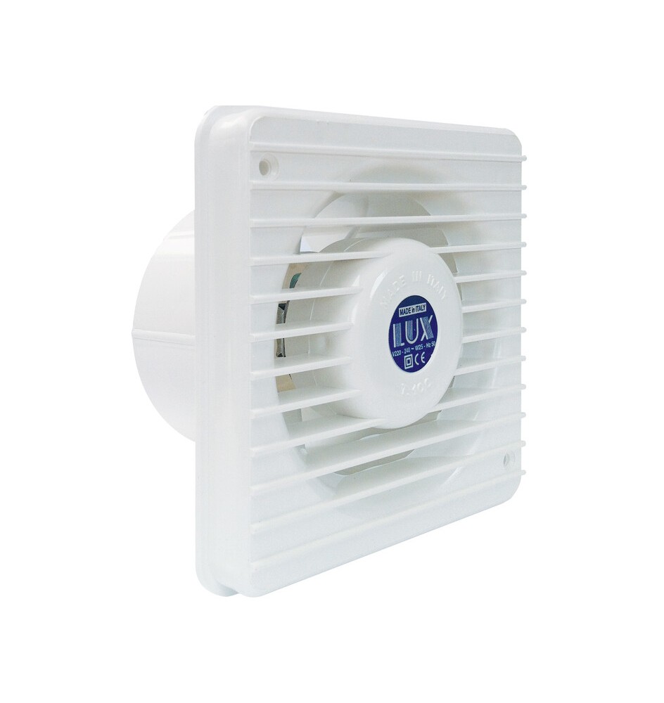 ASPIRATORE ELETTRICO LUX101C A MURO 15W D 120 MM