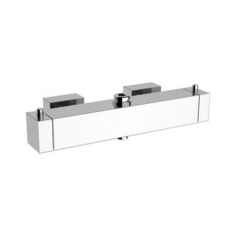 MISCELATORE TERMOSTATICO QUADRO DOPPIA USCITA Cromo