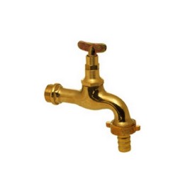 RUBINETTO PORTAGOMMA TEDESCO PESANTE CON CHIAVE LEVABILE 1/2