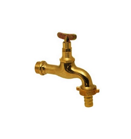 RUBINETTO PORTAGOMMA TEDESCO PESANTE CON CHIAVE LEVABILE 1/2