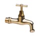 RUBINETTO CURVO IN OTTONE LUCIDATO 1/2" (DN 15)