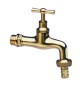RUBINETTO PORTAGOMMA IN OTTONE LUCIDATO 1/2" (DN 15)