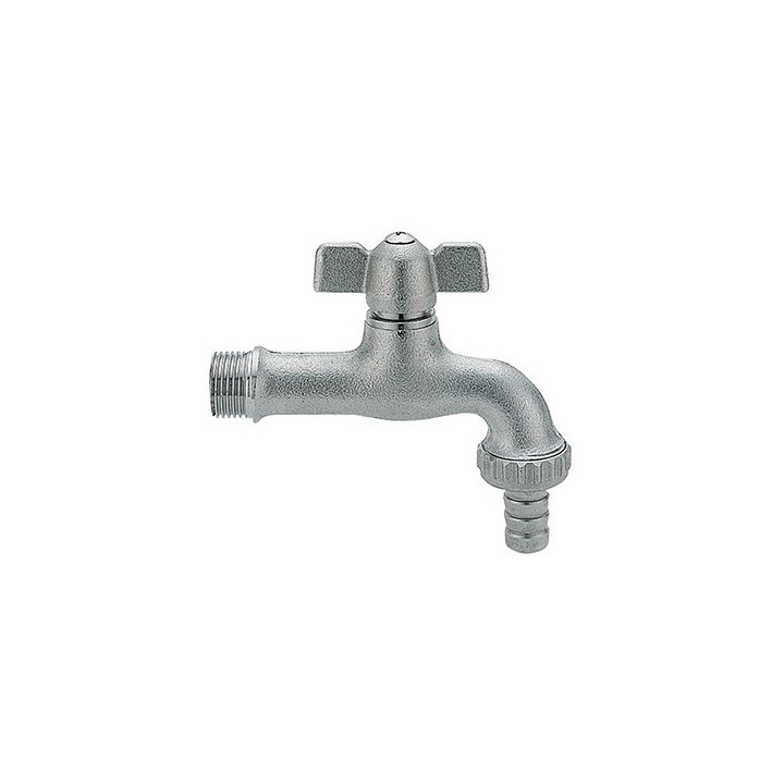RUBINETTO PORTAGOMMA OTTONE NICHELATO ANTIGELO 1/2" DN 10 PN 10