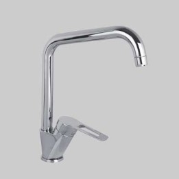 MONOCOMANDO LAVELLO BOCCA ALTA LEVA APERTA SERIE 4 - Cromo