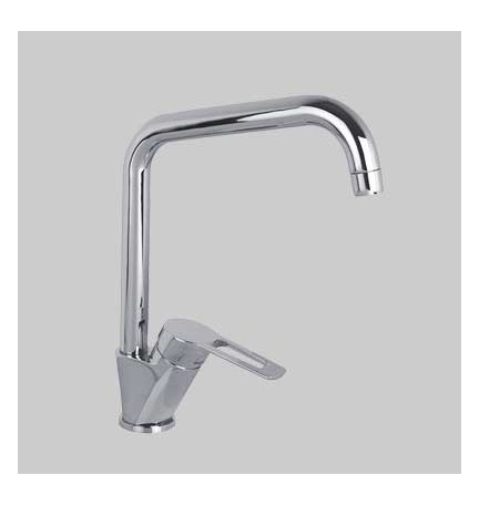 MONOCOMANDO LAVELLO BOCCA ALTA LEVA APERTA SERIE 4 - Cromo