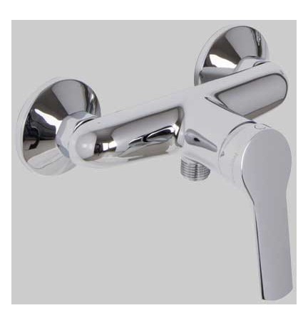 MONOCOMANDO DOCCIA ESTERNO LEVA CHIUSA SERIE 4 - Cromo