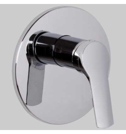 MONOCOMANDO DOCCIA INCASSO LEVA CHIUSA SERIE 4 - Cromo