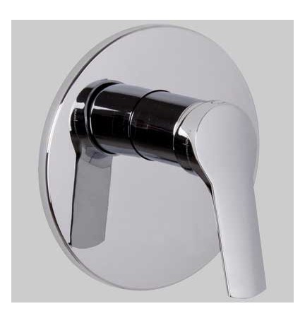 MONOCOMANDO DOCCIA INCASSO LEVA CHIUSA SERIE 4 - Cromo