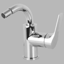 MONOCOMANDO BIDET A PONTE LEVA CHIUSA SERIE 4 - Cromo