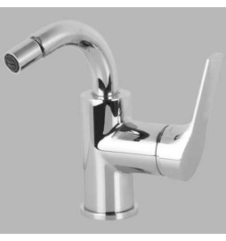MONOCOMANDO BIDET A PONTE LEVA CHIUSA SERIE 4 - Cromo