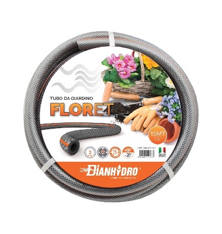 TUBO DA GIARDINO "FLORET" Mt 50 - 5/8"