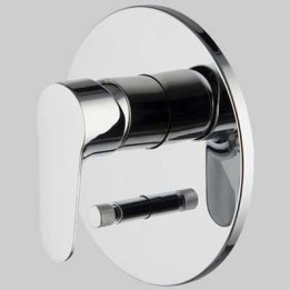 MONOCOMANDO DOCCIA INCASSO CON DEVIATORE SERIE 22 - Cromo