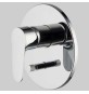 MONOCOMANDO DOCCIA INCASSO CON DEVIATORE SERIE 22 - Cromo