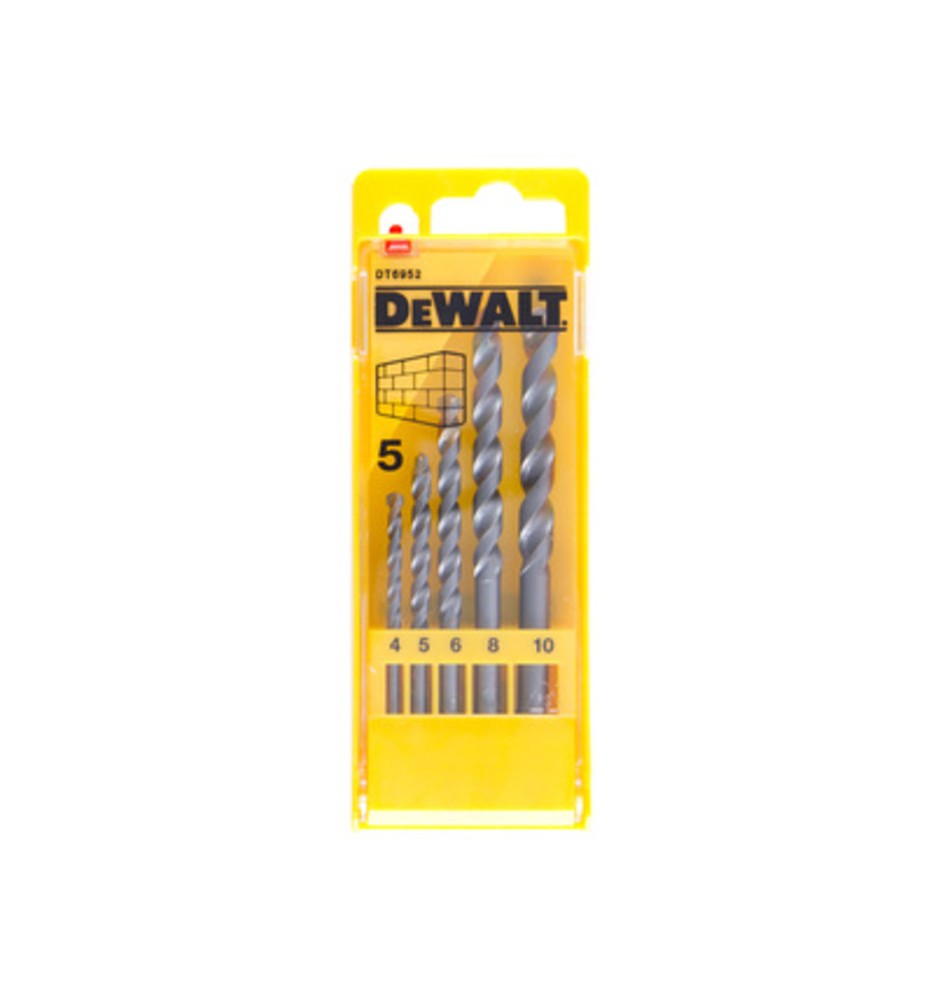 DEWALT SET 5 PUNTE P/MURO DT6952