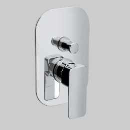 MONOCOMANDO DOCCIA INCASSO CON DEVIATORE TONO - Cromo