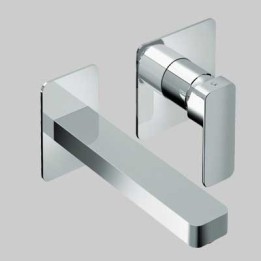 MONOCOMANDO LAVABO A PARETE TONO - Cromo