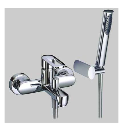 MONOCOMANDO VASCA NEVA EXO - Cromo