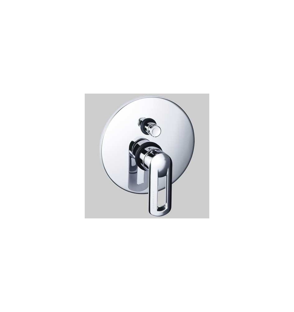 MONOCOMANDO DOCCIA INCASSO CON DEVIATORE NEVA - Cromo