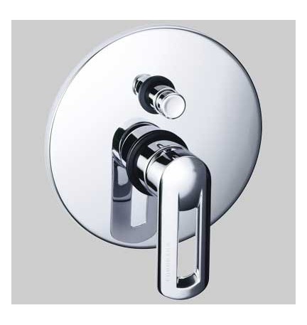 MONOCOMANDO DOCCIA INCASSO CON DEVIATORE NEVA - Cromo