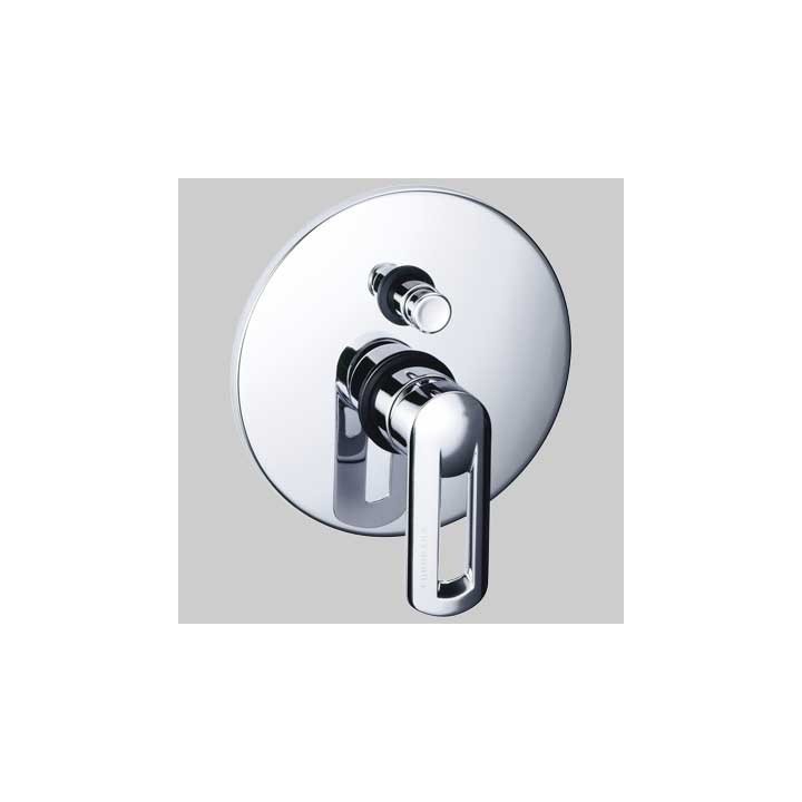 MONOCOMANDO DOCCIA INCASSO CON DEVIATORE NEVA - Cromo
