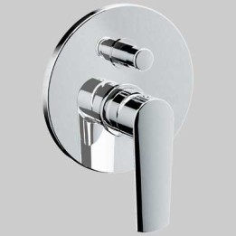 MONOCOMANDO DOCCIA INCASSO CON DEVIATORE KLINT - Cromo