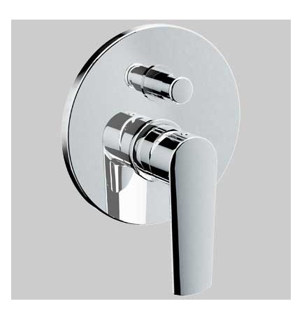 MONOCOMANDO DOCCIA INCASSO CON DEVIATORE KLINT - Cromo