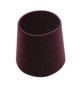 BL SOTTOSEDIA A GOCCIA NERO 10 MM 8 PZ*