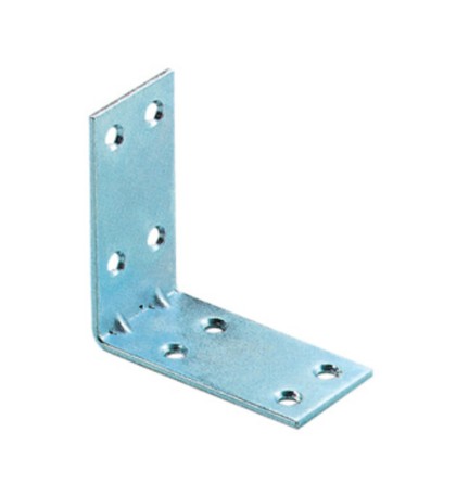 BL PIASTRINA AD ANGOLO 8 FORI 30X2X30 MM 4 PZ*