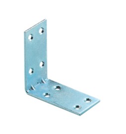 BL PIASTRINA AD ANGOLO 8 FORI 50X2X50 MM 4 PZ*