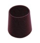 BL SOTTOSEDIA A GOCCIA NERO 12 MM 8 PZ*