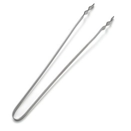PINZA PER GRIGLIA IN ACCIAIO INOX BBQ TONGS STAINLESS -