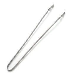 PINZA PER GRIGLIA IN ACCIAIO INOX BBQ TONGS STAINLESS -