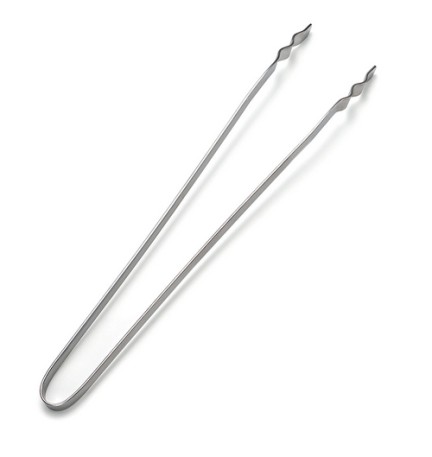 PINZA PER GRIGLIA IN ACCIAIO INOX BBQ TONGS STAINLESS -